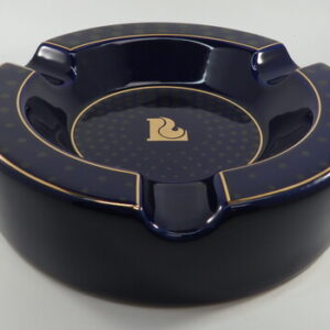 LUCIENNE BLUE ROUND CIGAR ASHTRAY A262