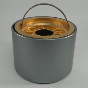 FUJIMA 3.3IN SILVER ALUMINUM ASHTRAY A291