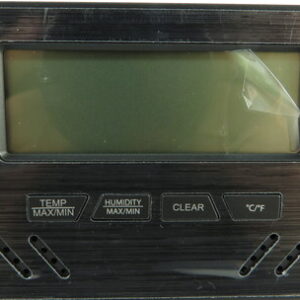 CIGAROL 3.5IN DIGITAL HYGROMETER BLACK HS21
