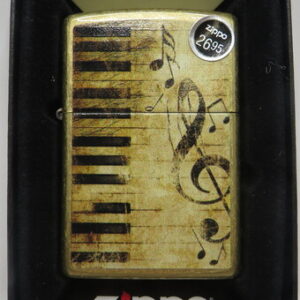 ZIPPO 46712 PIANO AND NOTES DESIGN