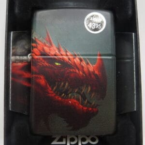 ZIPPO 48777 RED DRAGON DESIGN