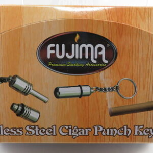 FUJIMA STAINLESS STEEL CIGAR PUNCH BK6 BX 12CT