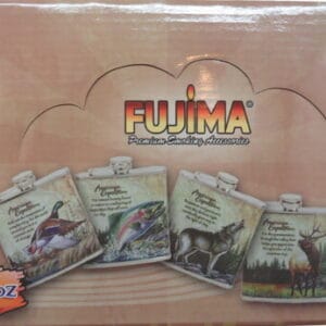 FUJIMA WILDLIFE PINT FLASK 6OZ FD113 BX 8CT
