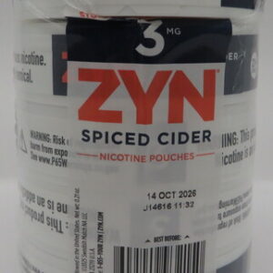 ZYN POUCHES SPICED CIDER 3MG ROLL 5CT