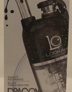 LOOKAH DRAGON EGG BLACK GREEN SPLATTER