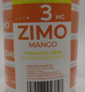 ZIMO POUCHES MANGO 3MG ROLL 5CT