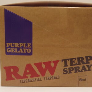 RAW TERP SPRAY PURPLE GELATO 5ML BX 8CT
