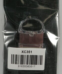 LUCIENNE CIGAR BOX GREEN ALLIGATOR PRINT XC351