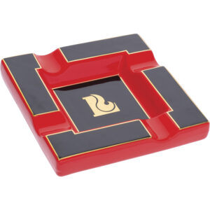 LUCIENNE RED BLACK SQUARE ASHTRAY A269