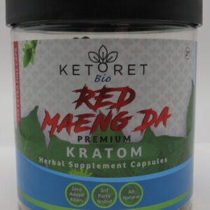 KETORET RED MAENG DA CAPS JAR 250CT