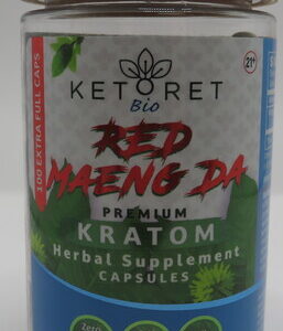 KETORET RED MAENG DA CAPS JAR 100CT