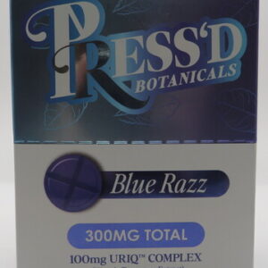 PRESS'D URIQ BLUE RAZZ 100MG 3PK BX 10CT