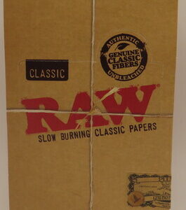 RAW CLASSIC PAPERS SINGLE WIDE 100PK BX 25CT