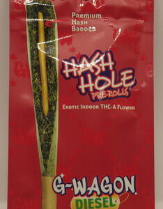 TRAP'D OUT HASH HOLE THCA PREROLL G-WAGON 4GM 2PK