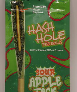 TRAP'D OUT HASH HOLE THCA PREROLL SOUR APPLE 4GM 2PK