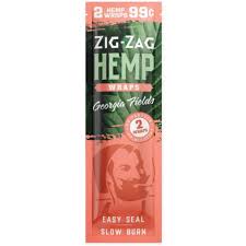 ZIG ZAG HEMP WRAPS GEORGIA PEACH PP2/$.99 BX 25CT