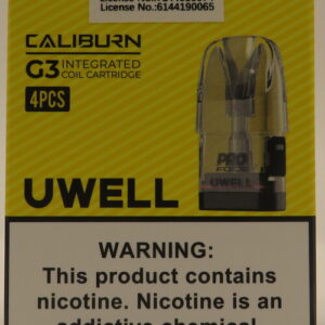 UWELL CALIBURN G3 0.4 POD BX 3PK