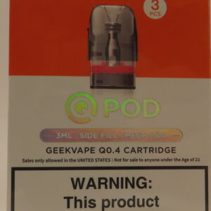 GEEKVAPE Q0.4 3ML POD BX 3PK