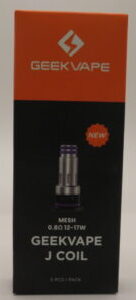 GEEKVAPE J0.8 MESH COIL BX 5PK