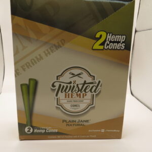 TWISTED HEMP PLAIN JANE NATURAL NONPP 2PK BX 10CT