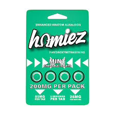 HOMIEZ 7-HYDROXY MINT 50MG 4PK BX 6CT