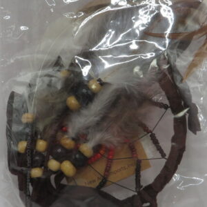 DREAM CATCHER 3IN BROWN SUADE DC171-BR