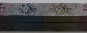 YIN YANG COLORED INCENSE BURNER IBS435