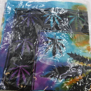TOTE BAG 18X18 TIE DYE LEAF SC74-MJ