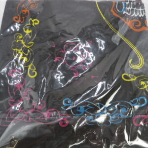 TOTE BAG 18X18 MUSICAL SKULL SC74-HPMS