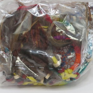 DREAM CATCHER 3IN MULTI COLOR SUEDE FIVE RING DC75