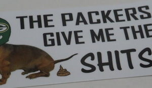 STICKER THE PACKERS GIVE ME THE SH-TS CS-1088