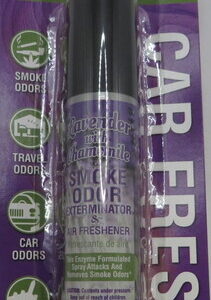 SMOKE ODOR CAR SPRAY LAVENDER CHAMOMILE 1OZ
