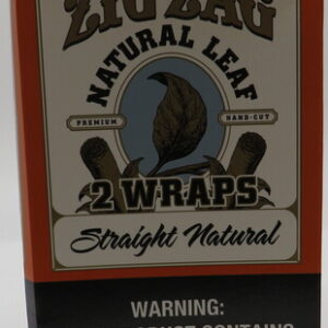 ZIG ZAG NAT LEAF WRAPS STRAIGHT NATURAL PP2/$1.89 BX 10CT