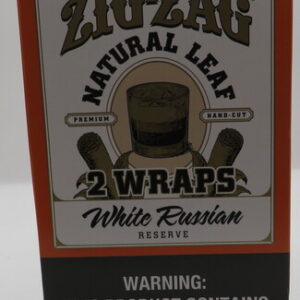 ZIG ZAG NAT LEAF WRAPS WHITE RUSSIAN PP2/$1.89 BX 10CT