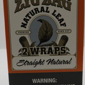 ZIG ZAG NAT LEAF WRAPS STRAIGHT NATURAL 2PK BX 10CT