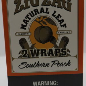 ZIG ZAG NAT LEAF WRAPS SOUTHERN PEACH 2PK BX 10CT
