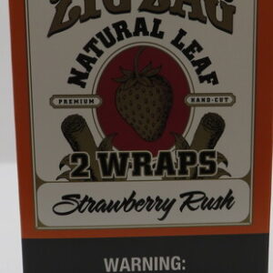 ZIG ZAG NAT LEAF WRAPS STRAWBERRY RUSH 2PK BX 10CT