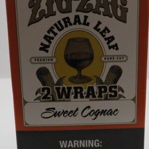 ZIG ZAG NAT LEAF WRAPS SWEET COGNAC 2PK BX 10CT