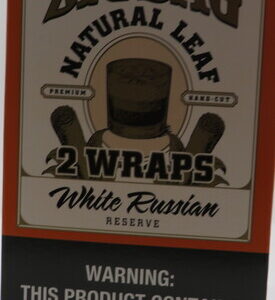 ZIG ZAG NAT LEAF WRAPS WHITE RUSSIAN 2PK BX 10CT