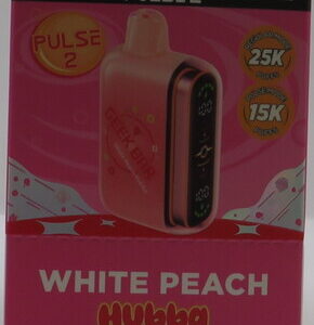 GEEKBAR PULSE 2 WHITE PEACH HUBBA BX 5CT