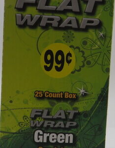 GT FLAT WRAP GREEN CANDELA PP2/$0.99 BX 25CT