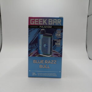 GEEKBAR PULSE X2 BLUE RAZZ BULL BX 5CT
