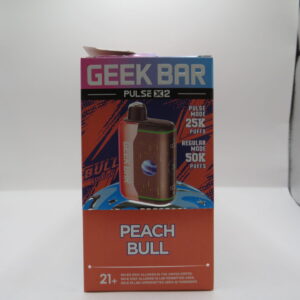 GEEKBAR PULSE X2 PEACH BULL BX 5CT