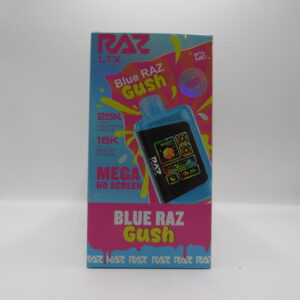 RAZ LTX 25K BLUE RAZ GUSH BX 5CT