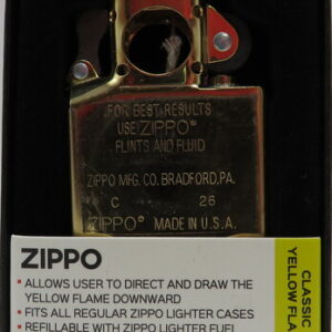 ZIPPO 65845 PIPE INSERT GOLD PLATE BOX