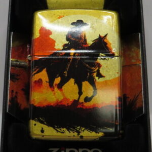 ZIPPO 48485 COWBOY ON HORSE DESIGN