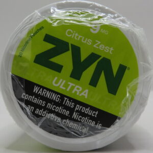 ZYN ULTRA POUCHES CITRUS ZEST 9MG ROLL 5CT