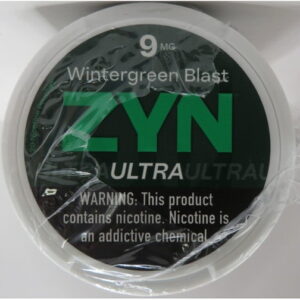 ZYN ULTRA POUCHES WINTERGREEN BLAST 9MG ROLL 5CT