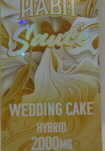 HABIT SAUCE THCA PEN WEDDING CAKE 2GM