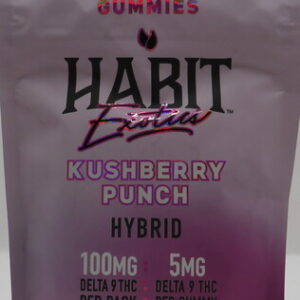 HABIT EXOTICS D9 GUMMIES KUSHBERRY PUNCH 20PK
